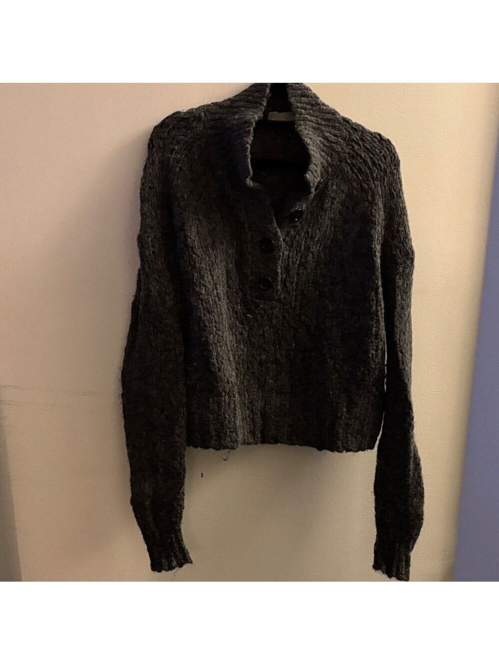 Everlane Charcoal Knit Pullover - Picture 1 of 6
